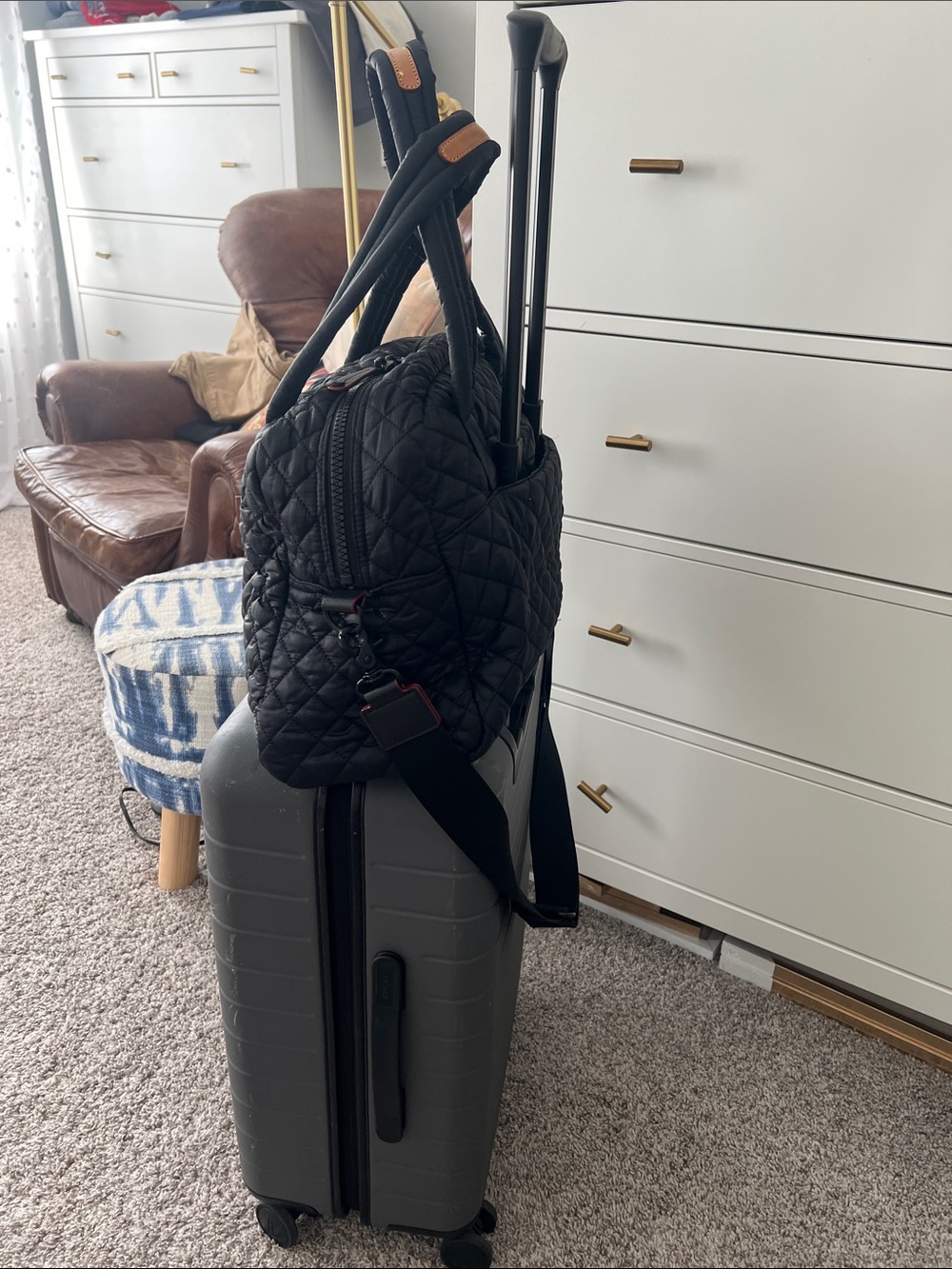 MZ Wallace Black Sutton Crossbody Shoulder Bag w/ luggage sleeve!! - Picture 3 of 9